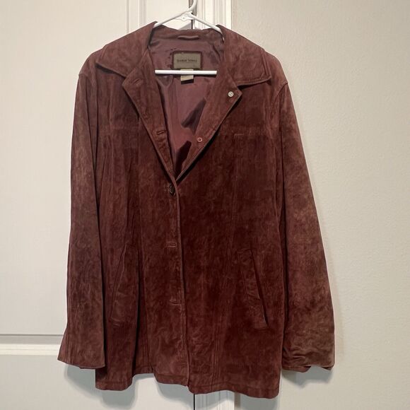 Brandon Thomas Leather Suede Jacket Size M Rustic Look - Picture 1 of 11